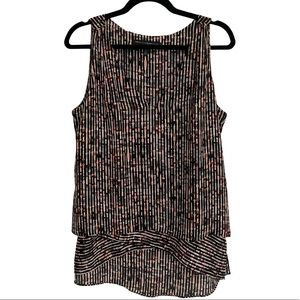 White House Black Market Layered Top